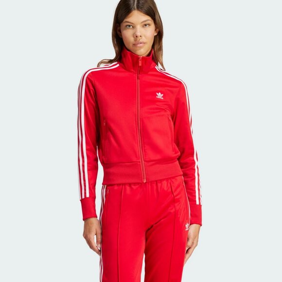 ADIDAS Women’s Red Firebird Track Suit - Picture 1 of 16